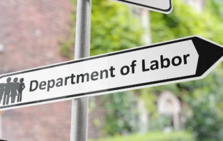 Department of Labor Street Sign